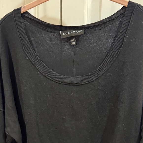 Lane Bryant Black Scoop Neck Sweater Plus size 18/20 - Picture 5 of 8